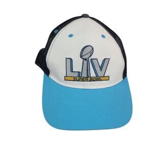Superbowl LIV 54 Hat Cap adjustable NFL New Blue White